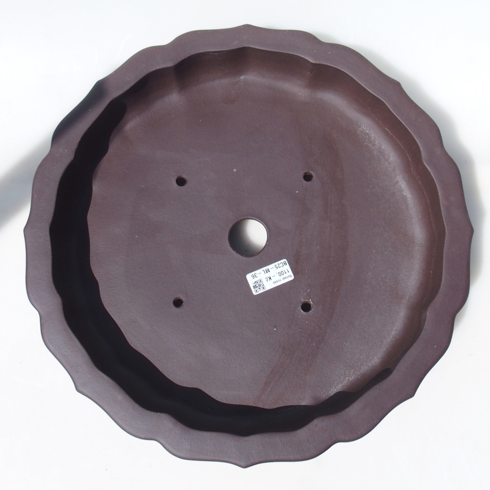 Kom 39 x 39 x 7,5 cm bruin