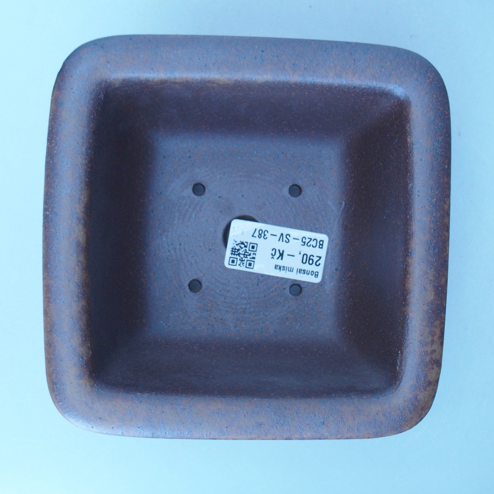 Kom 13,5 x 13,5 x 8 cm bruin