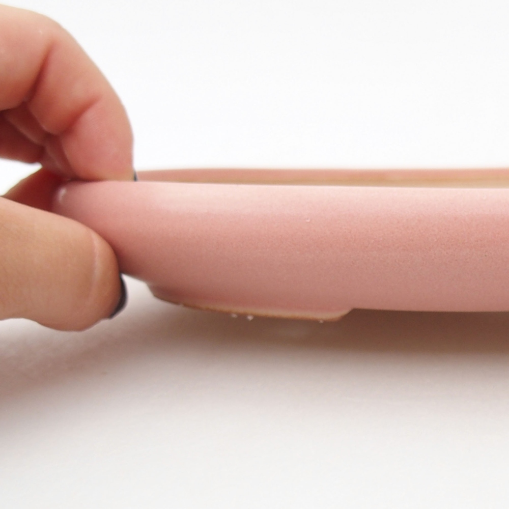 Bonsaischaal van keramiek 22 x 17 x 5 cm, groen