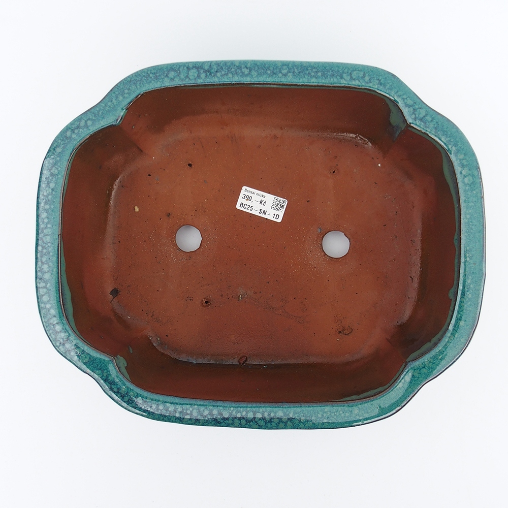 Kom 32 x 26 x 10,5 cm groen-blauw