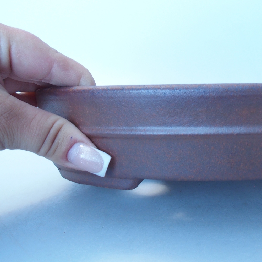 Kom 20,5 x 17 x 5 cm bruin