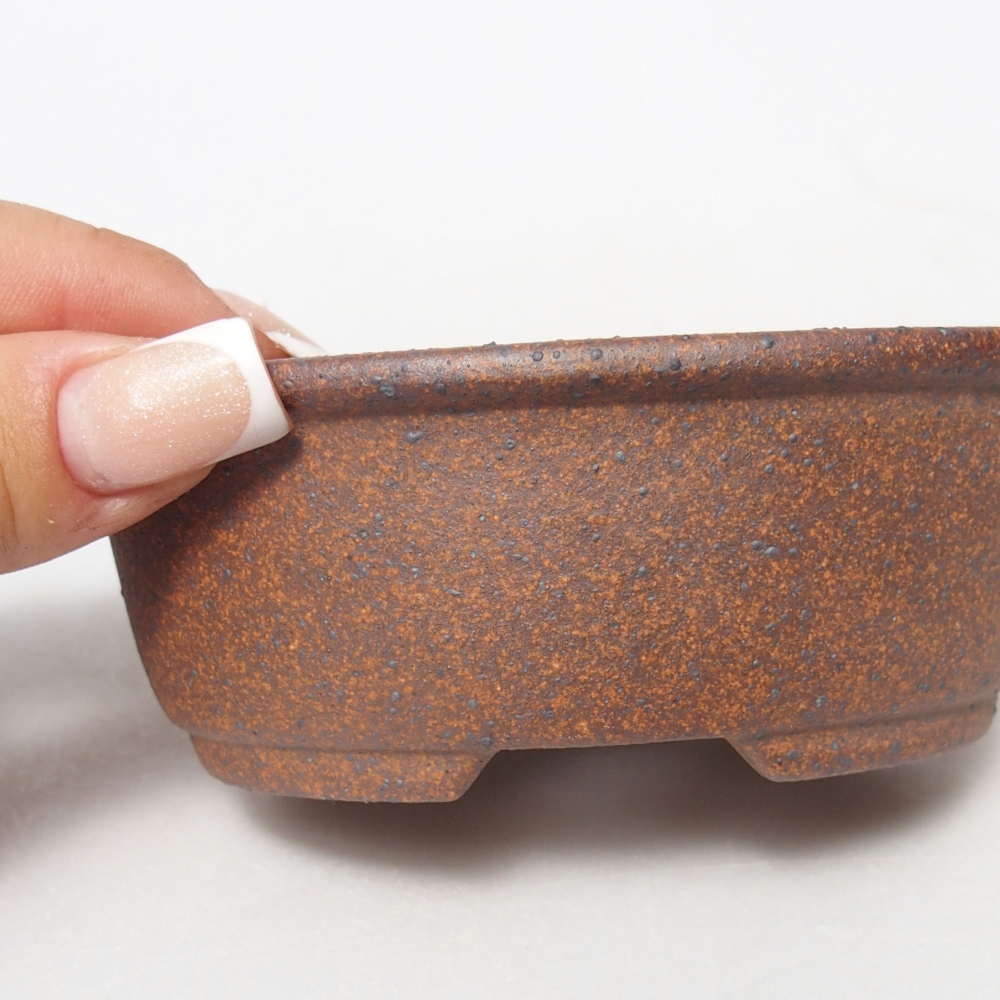 Kom 11 x 9 x 4 cm bruin