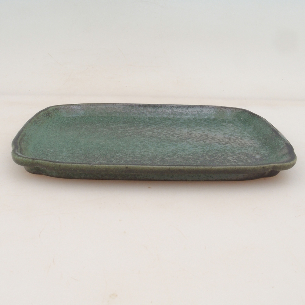 Keramische kom H50 - 18 x 13 x 1 cm - groen