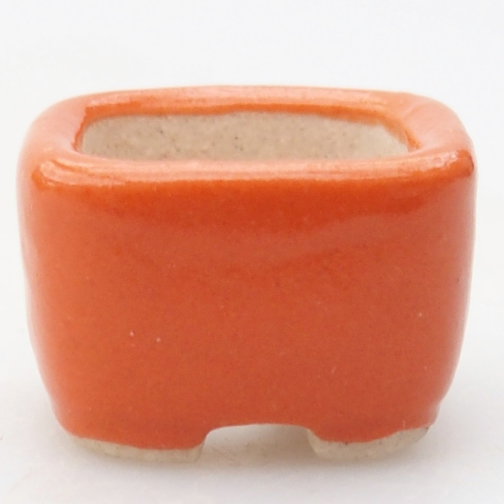Mini bonsaischaal 2 x 2 x 1,5 cm, oranje