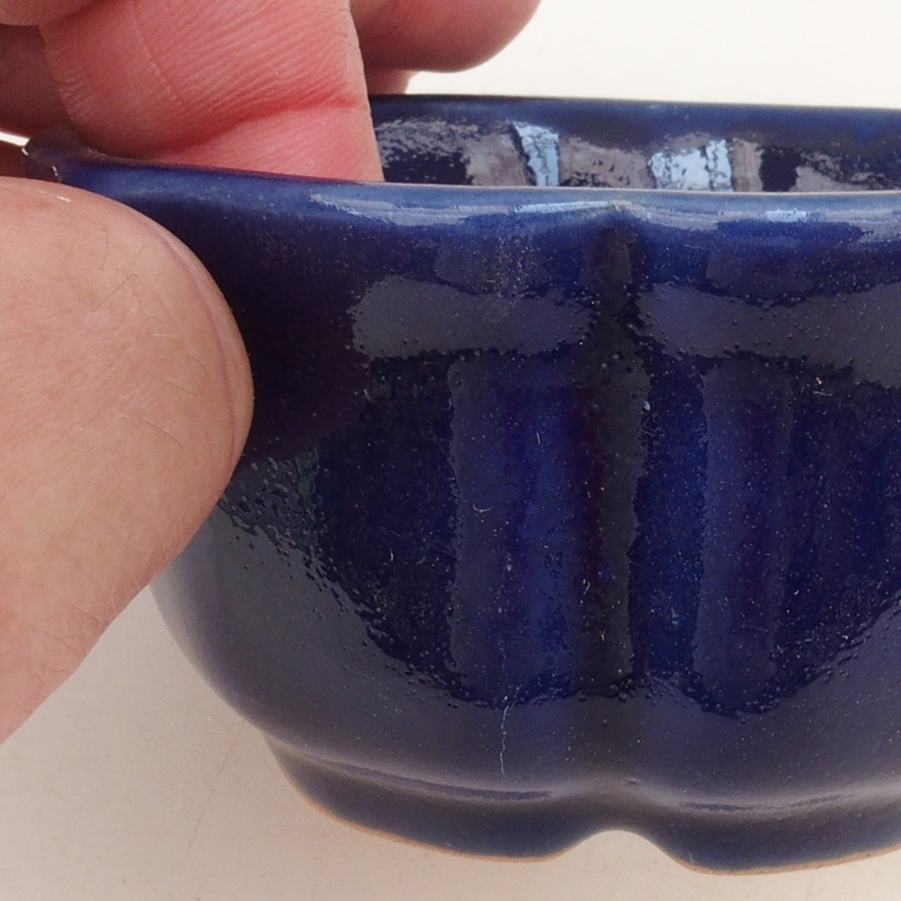 Bonsai kom H95 - 7,5 x 7,5 x 4 cm - blauw