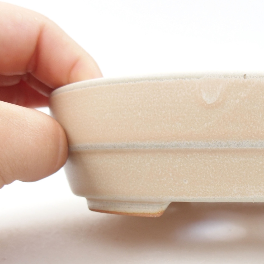 Bonsaischaal van keramiek 22 x 17 x 5 cm, groen