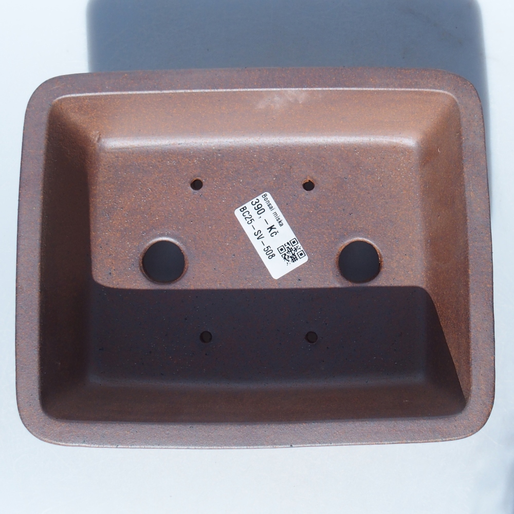 Kom 21 x 17 x 7 cm bruin
