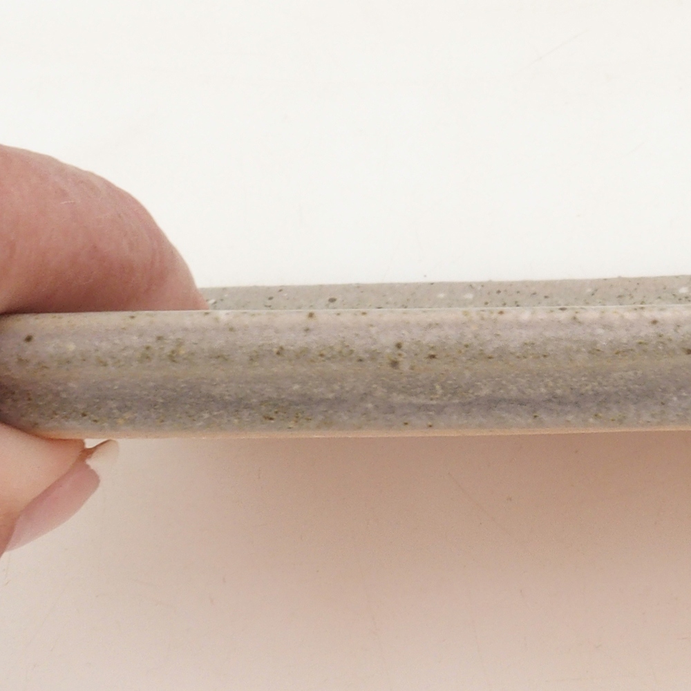 Keramische kom H50 - 18 x 13 x 1 cm - beige