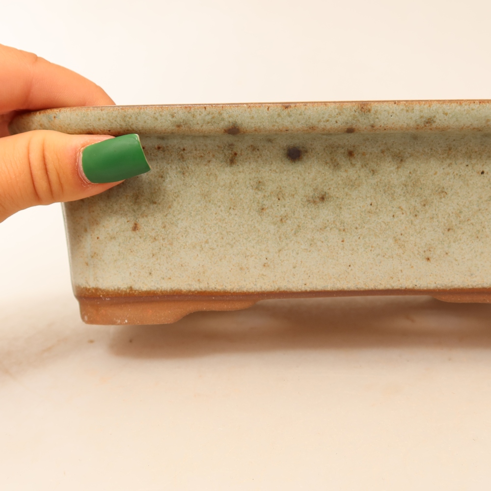 Keramische schaal  20 x 15,5 x 5,5 cm, kleur: beige