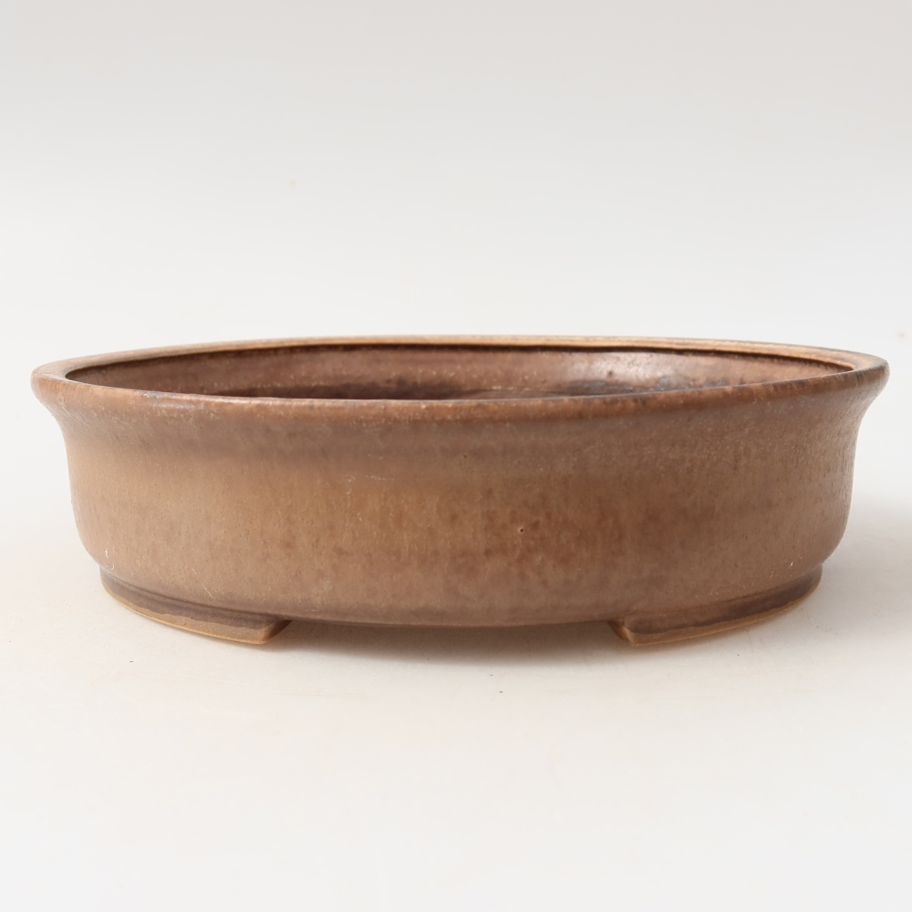 Bonsaischaal van keramiek 17,5 x 16 x 4,5 cm, roze
