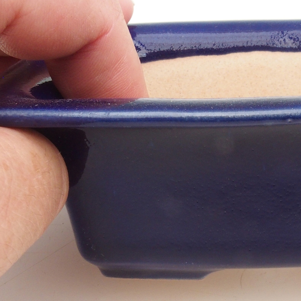 Bonsaischaal H11 - 11,5 x 10 x 4 cm - blauw