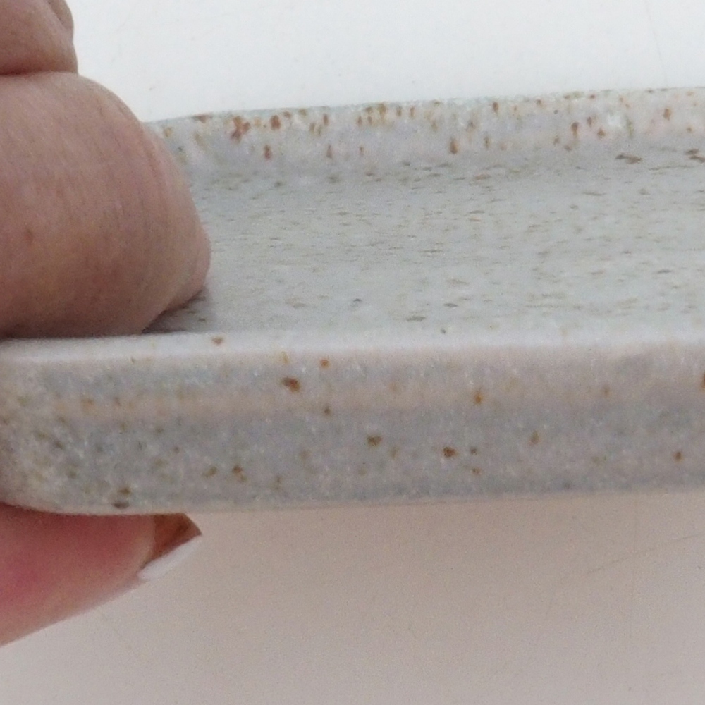 Keramische kom H13 -12 x 12 x 1 cm - beige