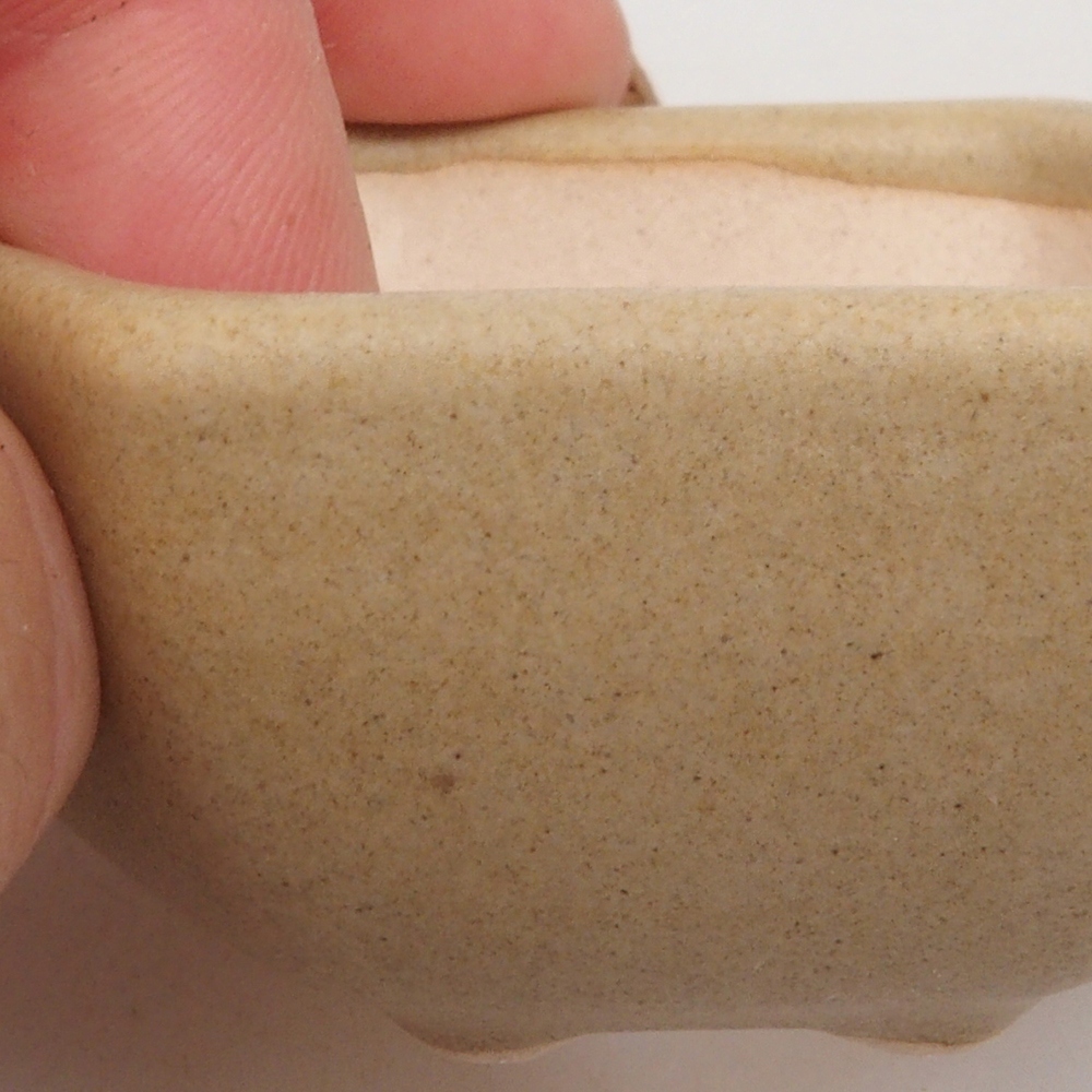 Mini bonsaischaal 6,5 x 6 x 2,5 cm, bruin