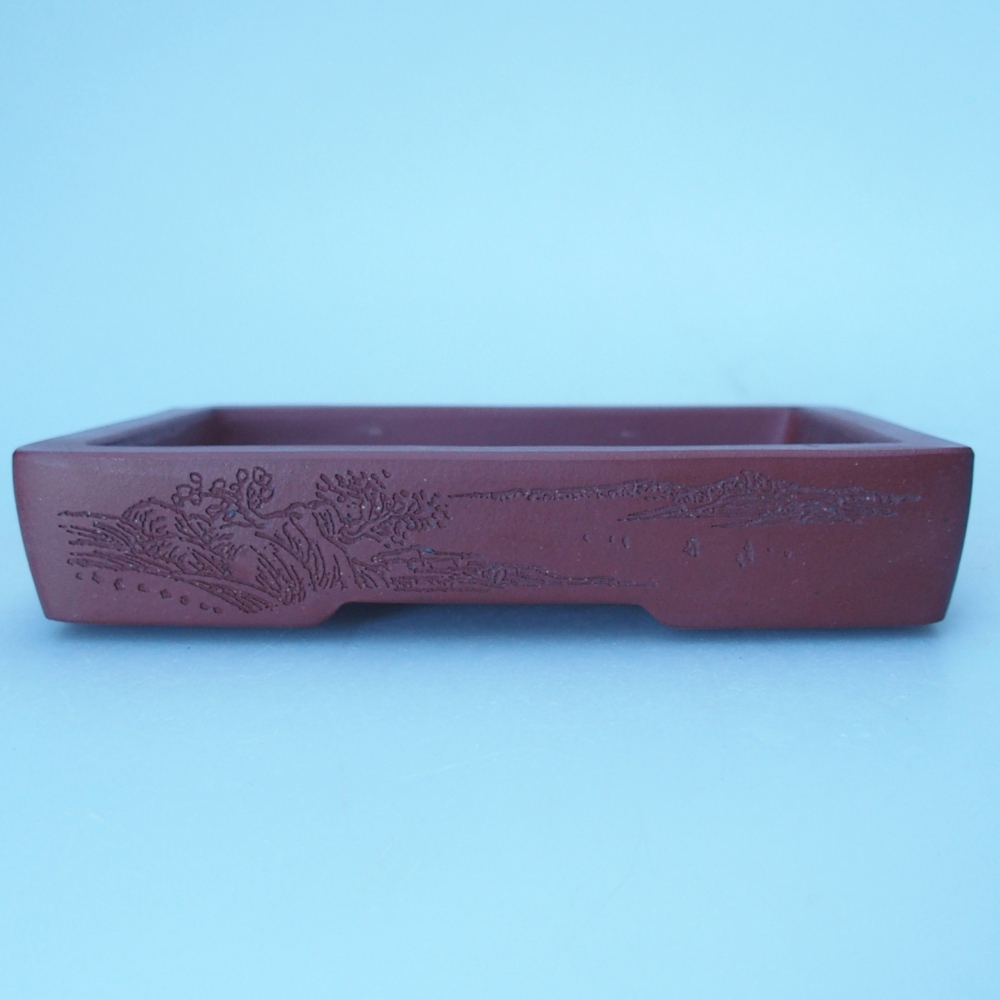 Kom 12 x 9 x 2 cm bruin