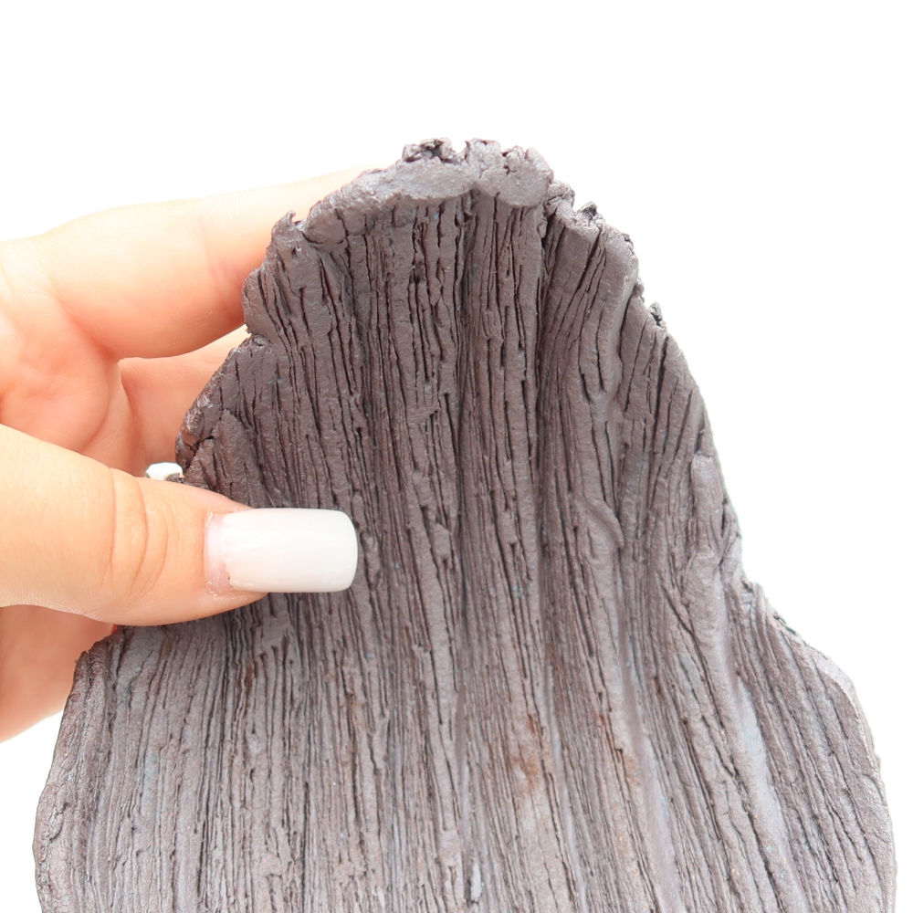 Keramische schaal  14,5 x 11 x 15,5 cm, kleur bruin