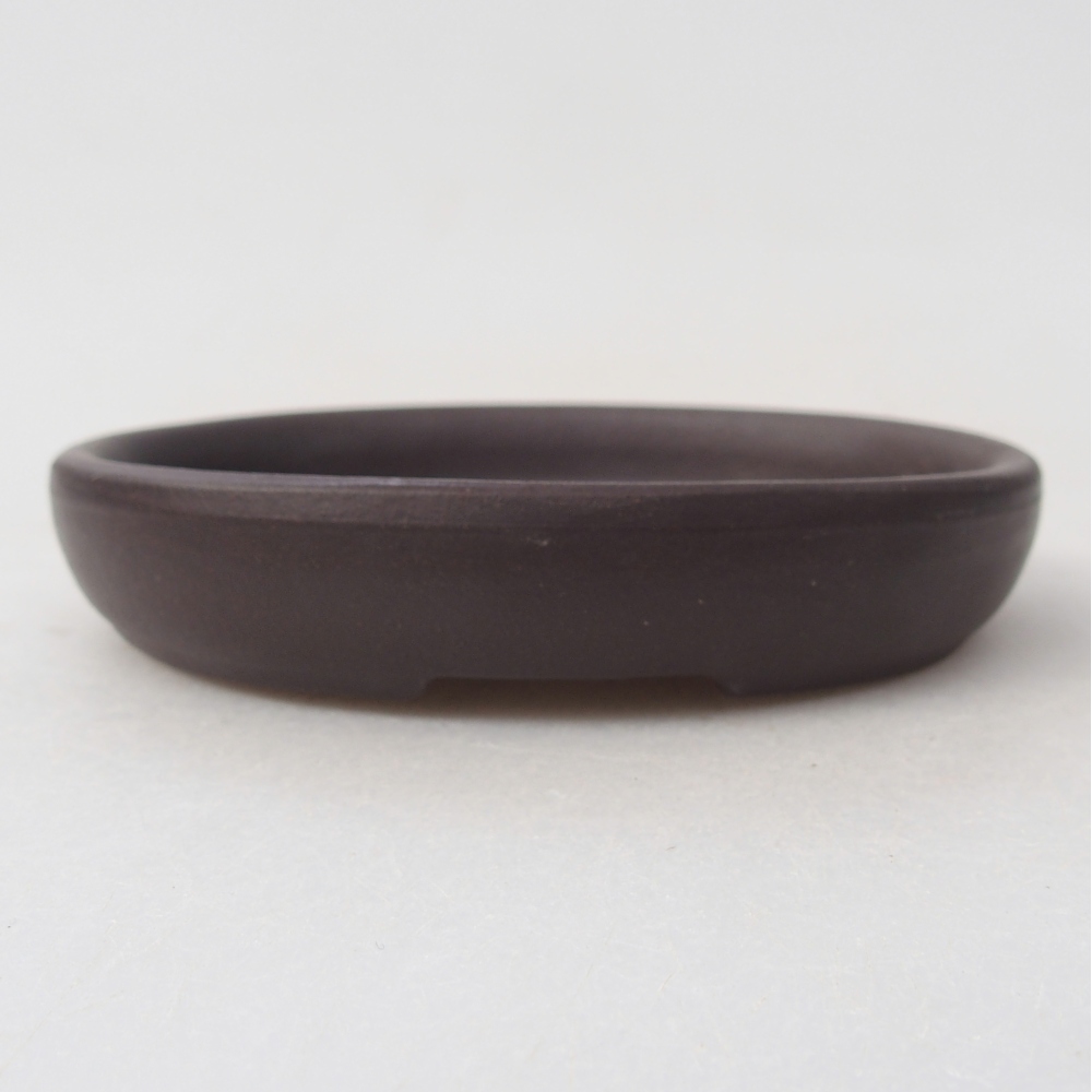 Mini bonsaischaal 9 x 7,5 x 2 cm, bruin