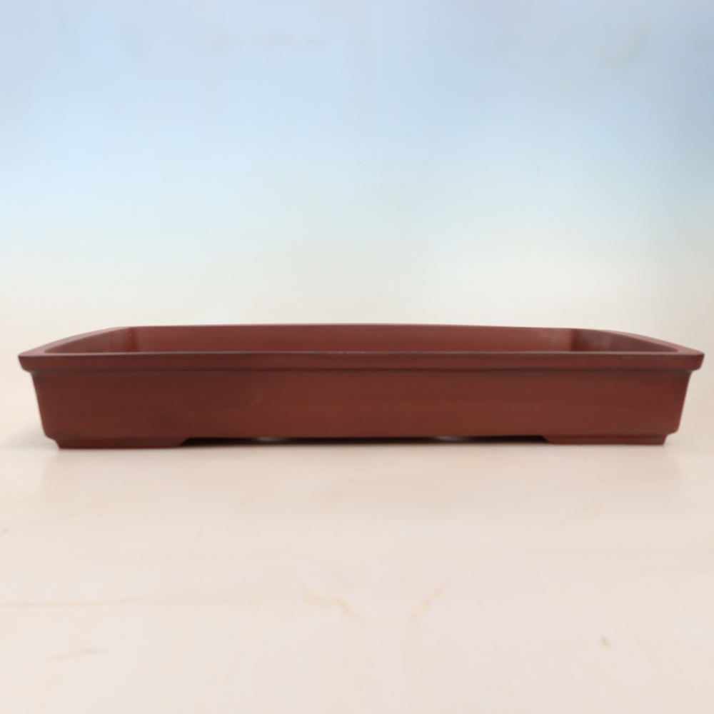Keramische schaal  45 x 29 x 6,5 cm, kleur baksteenrood – ALLEEN AFHALEN of transport per pallet