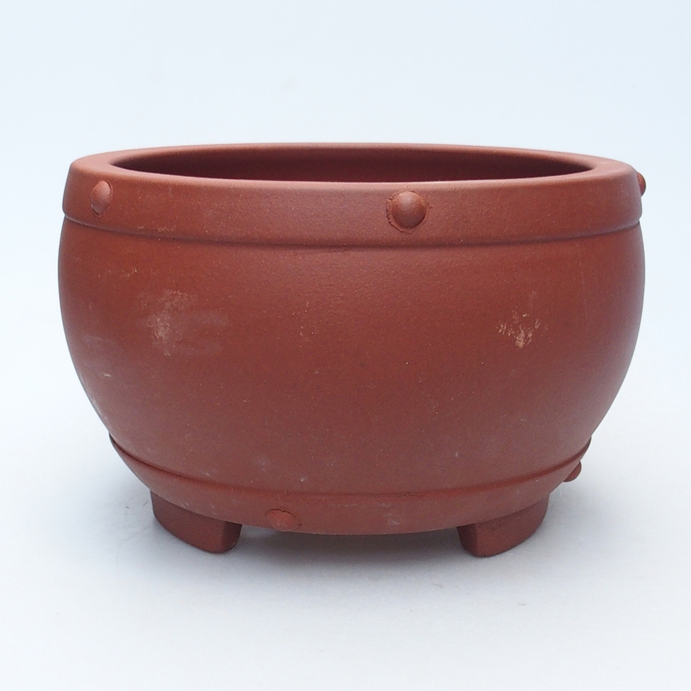 Schaal 19 x 19 x 11,5 cm baksteenkleur