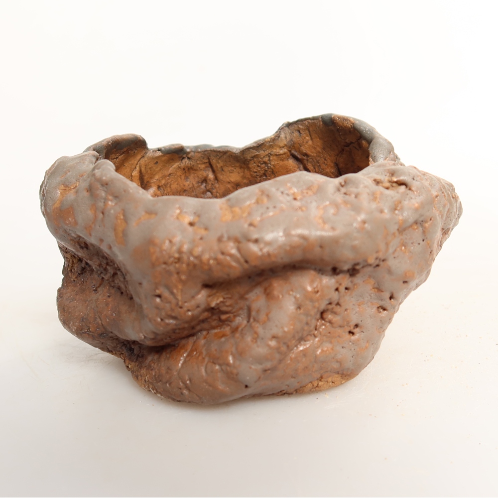 Keramische schaal  8 x 7,5 x 4,5 cm, kleur groen
