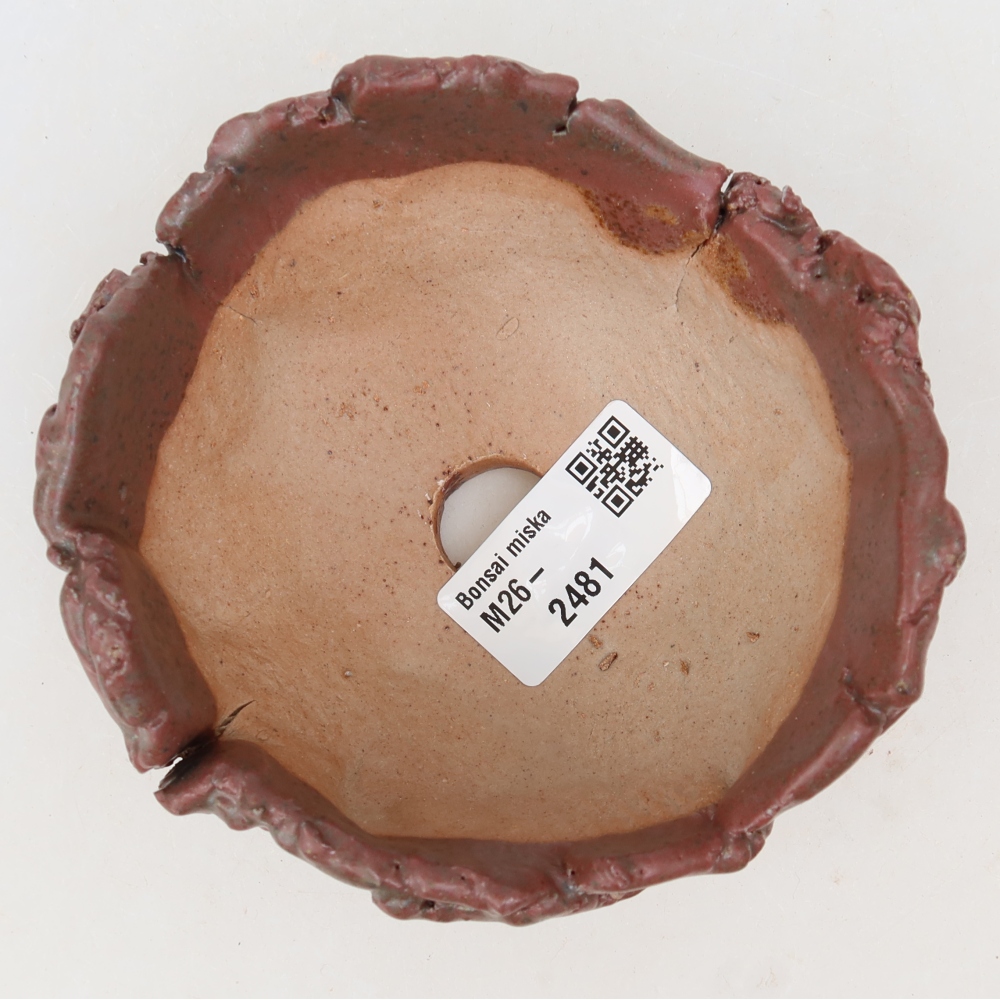Keramische schaal  10,5 x 10,5 x 6 cm, kleur: roze