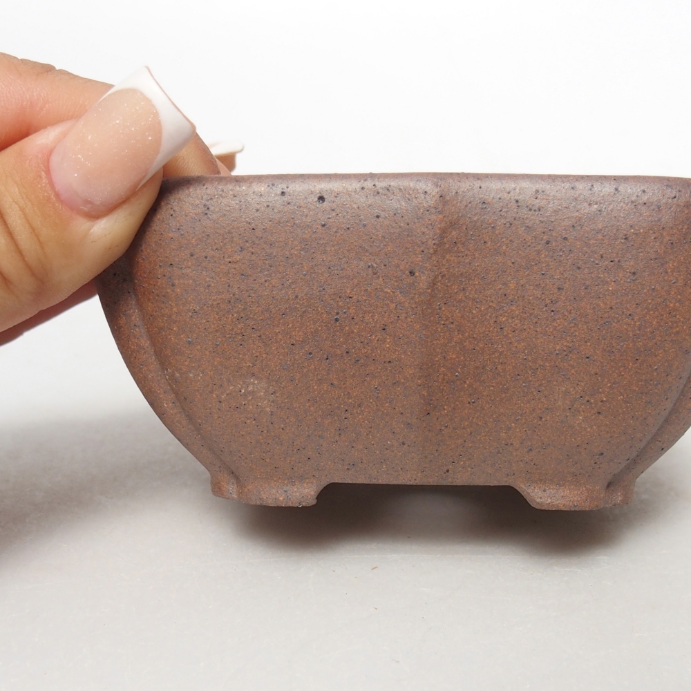 Kom 10 x 10 x 4,5 cm bruin