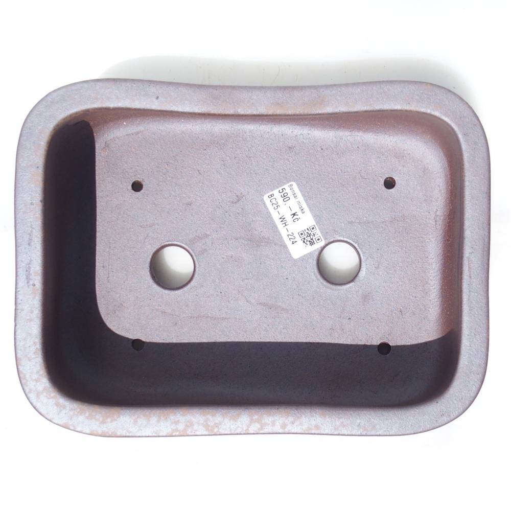 Kom 23,5 x 17 x 8,5 cm bruin