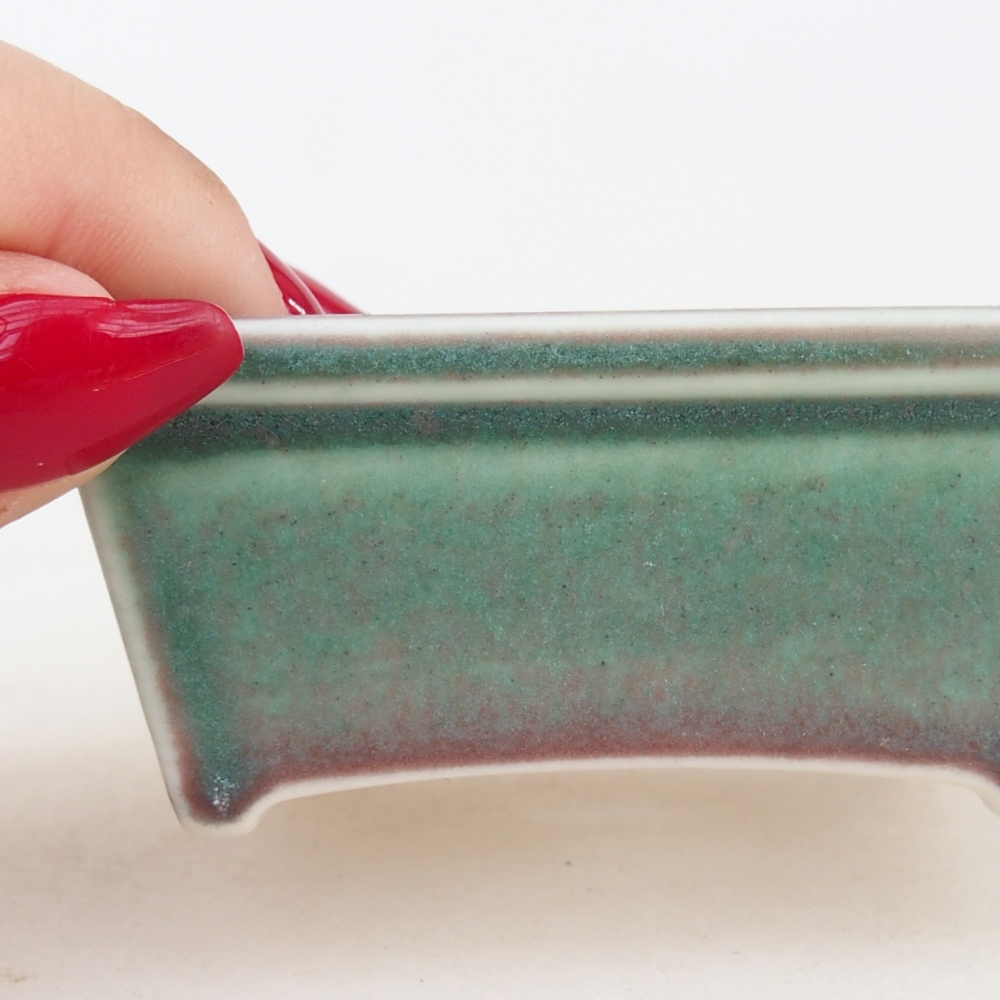 Mini bonsaischaal 7,5 x 6 x 3 cm, groen