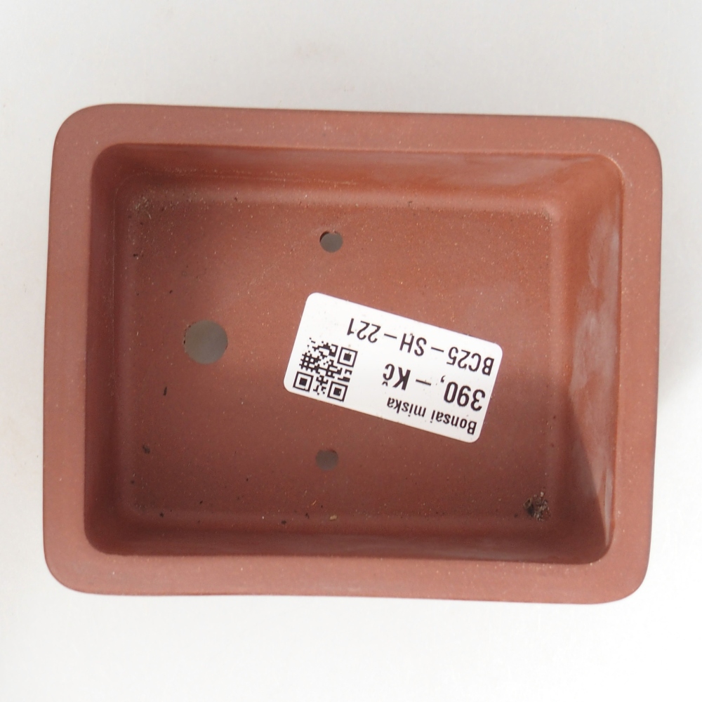 Schaal 10,5 x 8 x 4,5 cm baksteenkleur