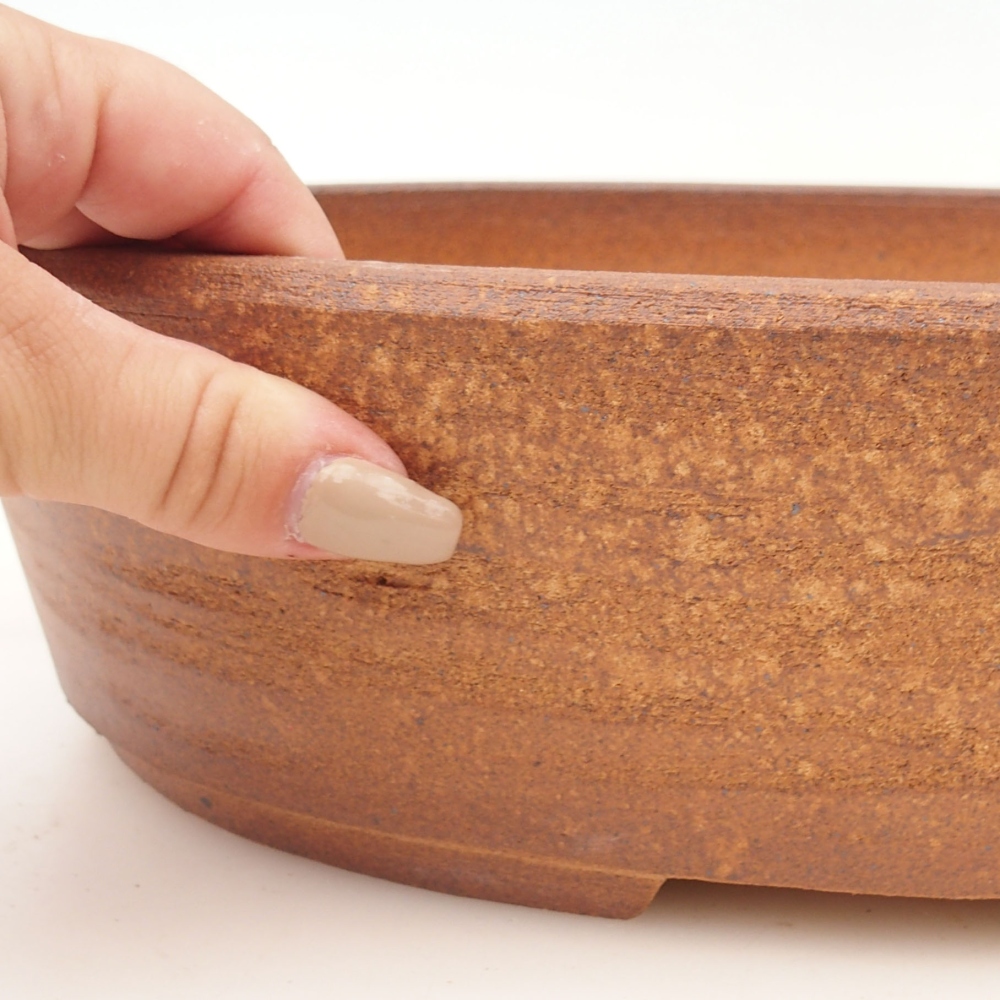 Bonsaischaal 32 x 25 x 8,5 cm , kleur bruin