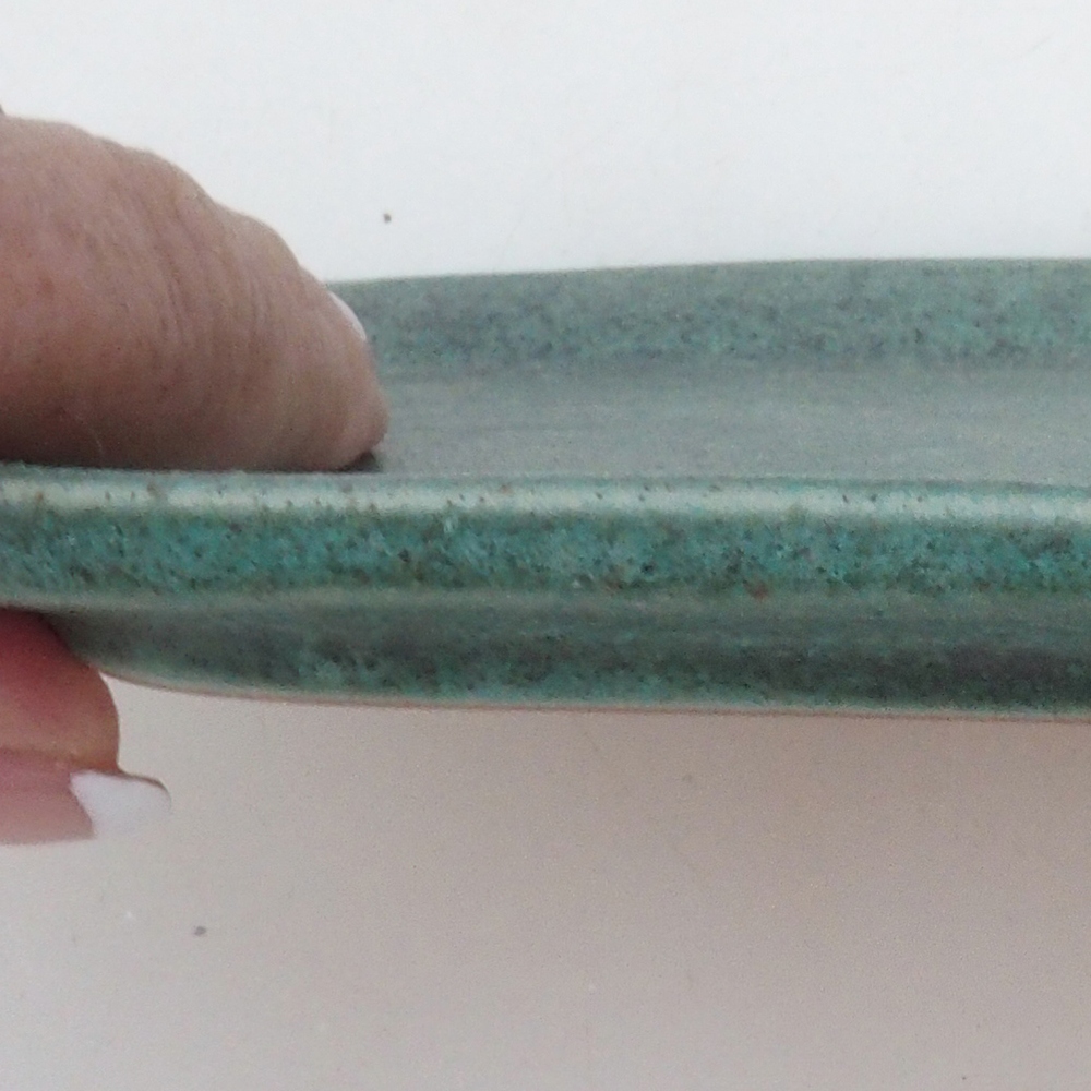 Keramische kom H51 -18,5 x 14,5 x 1 cm - groen