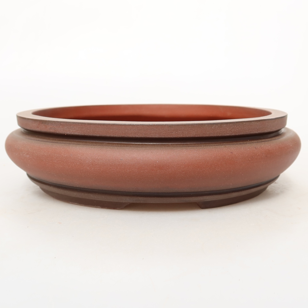Keramische schaal  22,5 x 22,5 x 6 cm, kleur baksteenrood