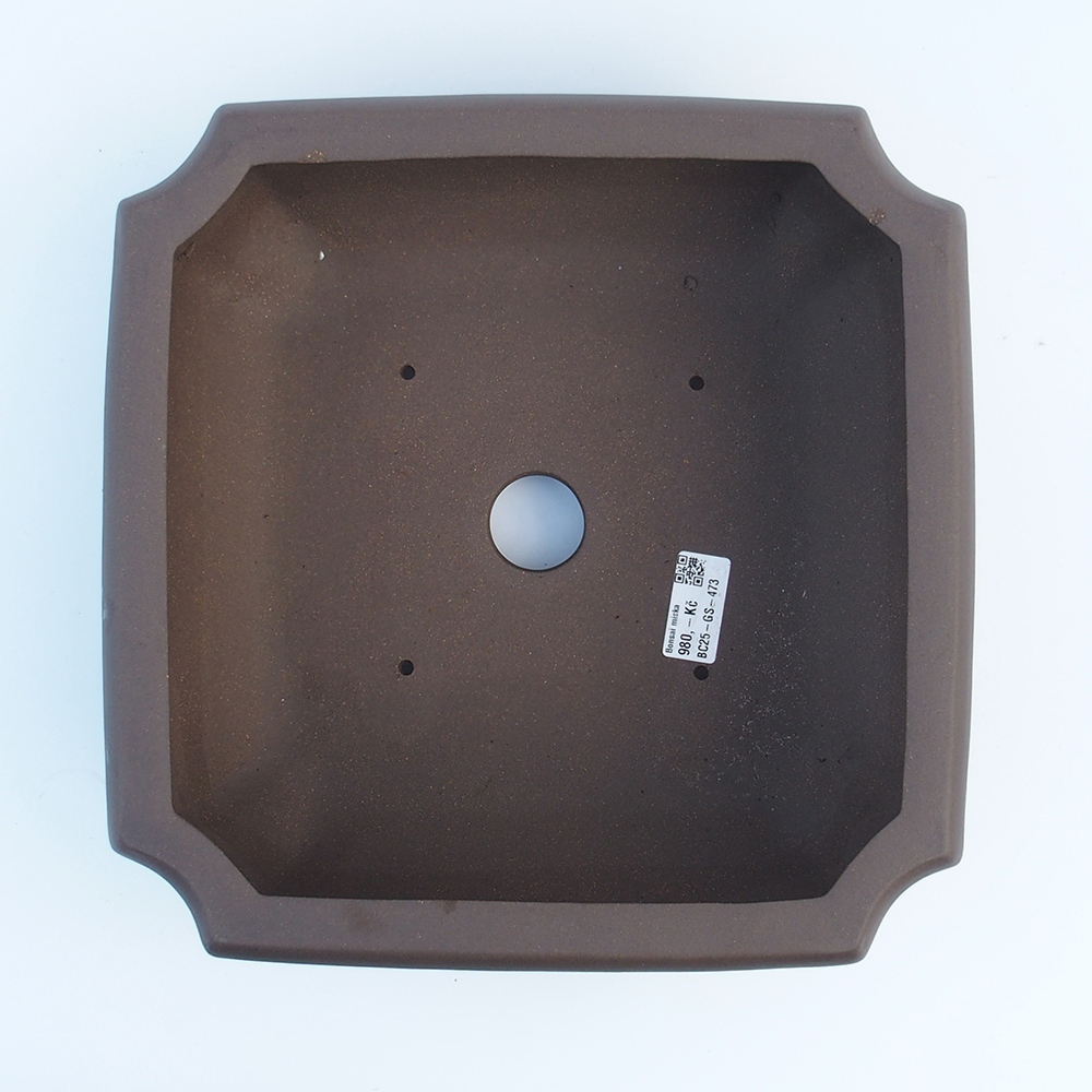 Kom 29 x 29 x 11 cm bruin