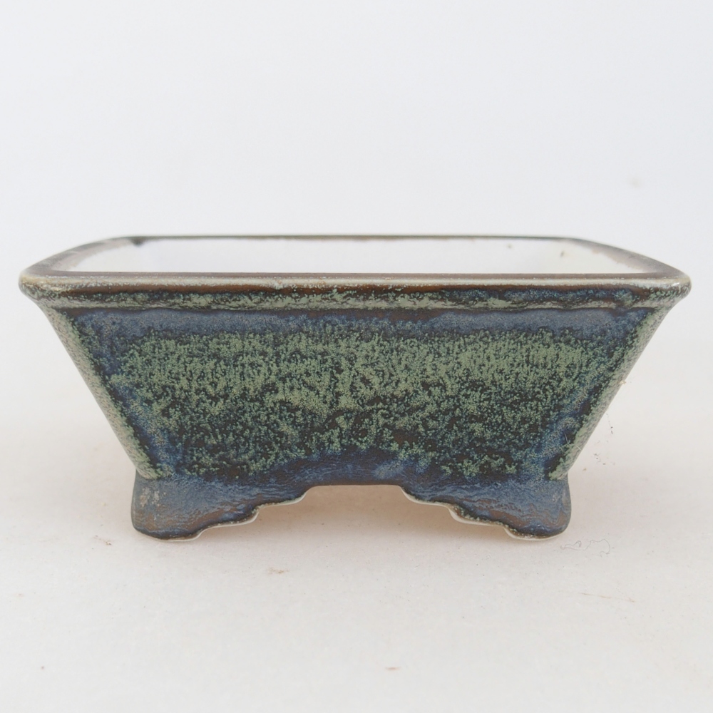 Mini bonsaischaal 8,5 x 7,5 x 4 cm, groen