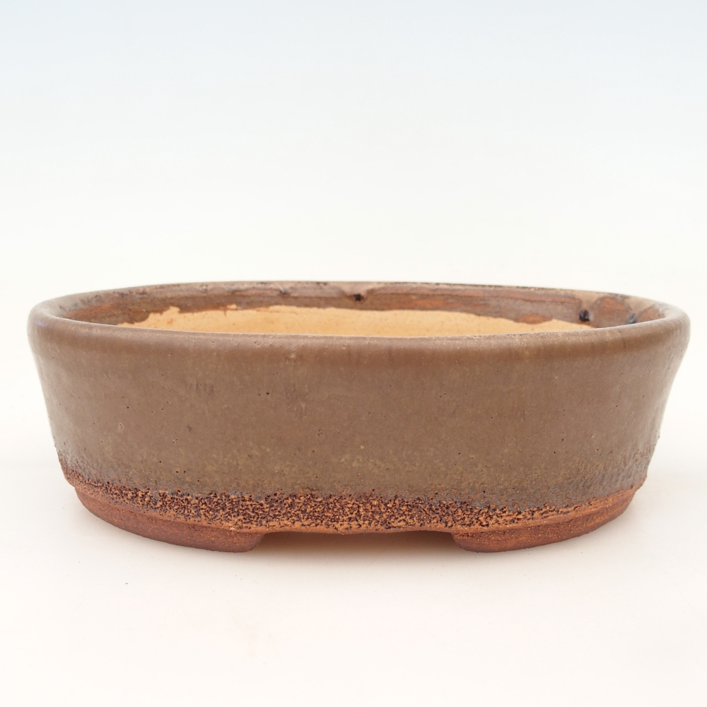 Bonsaischaal 19,5 x 16 x 6 cm , kleur bruin