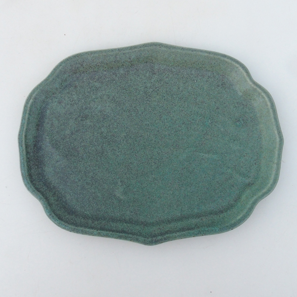 Keramische kom H51 -18,5 x 14,5 x 1 cm - groen