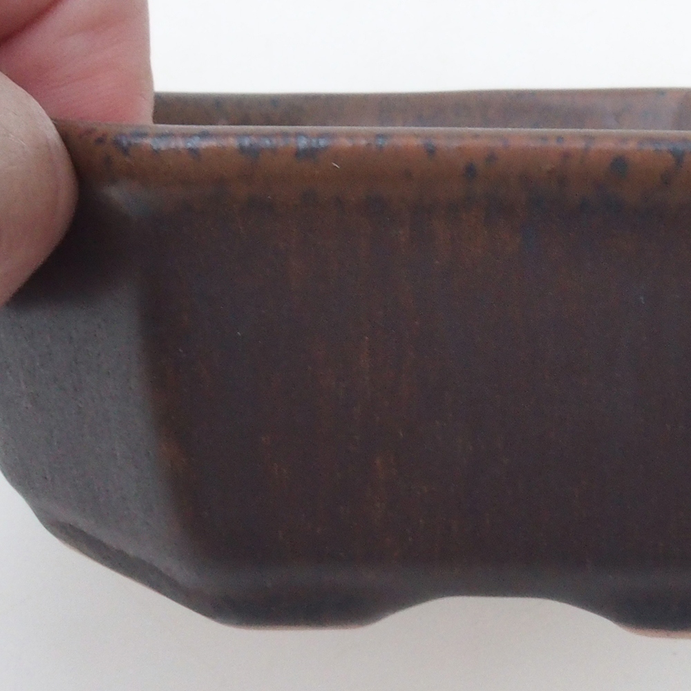 Bonsaischaal H13 - 12,5 x 12,5 x 4,5 cm - blauw