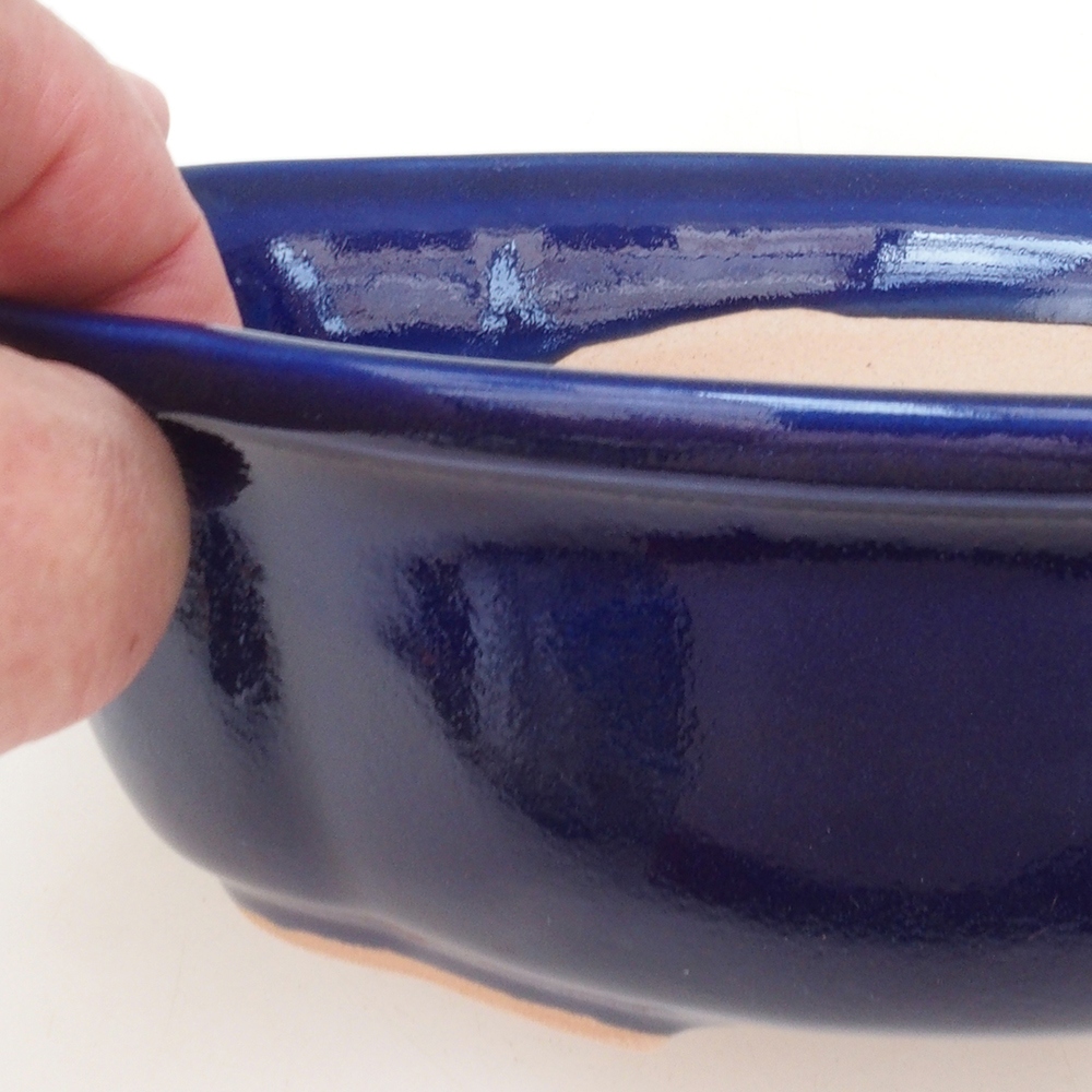 Bonsai kom H75 - 19 x 14 x 6,5 cm - blauw