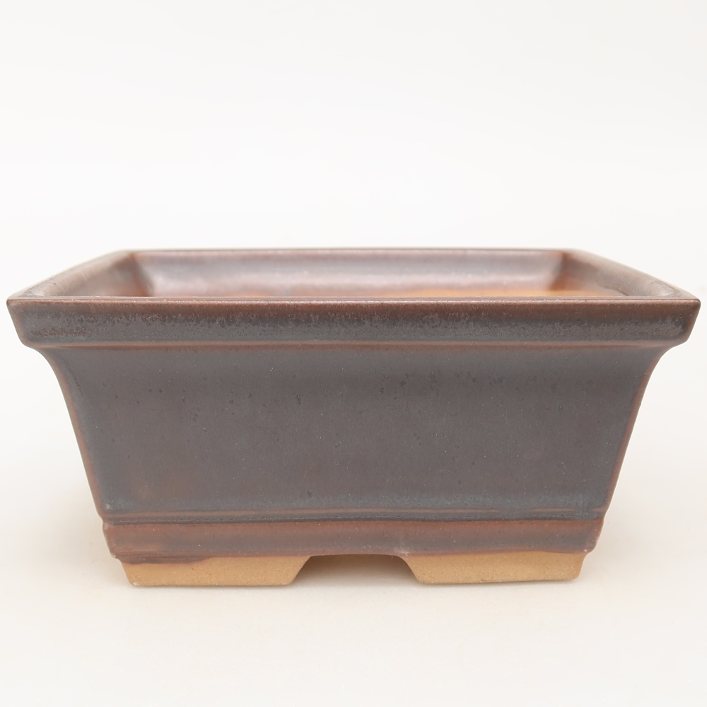 Keramische schaal  14,5 x 12,5 x 7 cm, kleur bruin