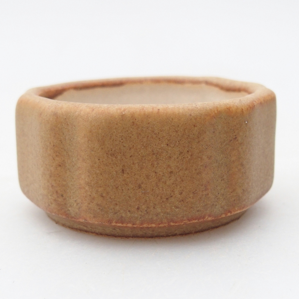Mini bonsaischaal 4,5 x 4,5 x 2,5 cm, bruin
