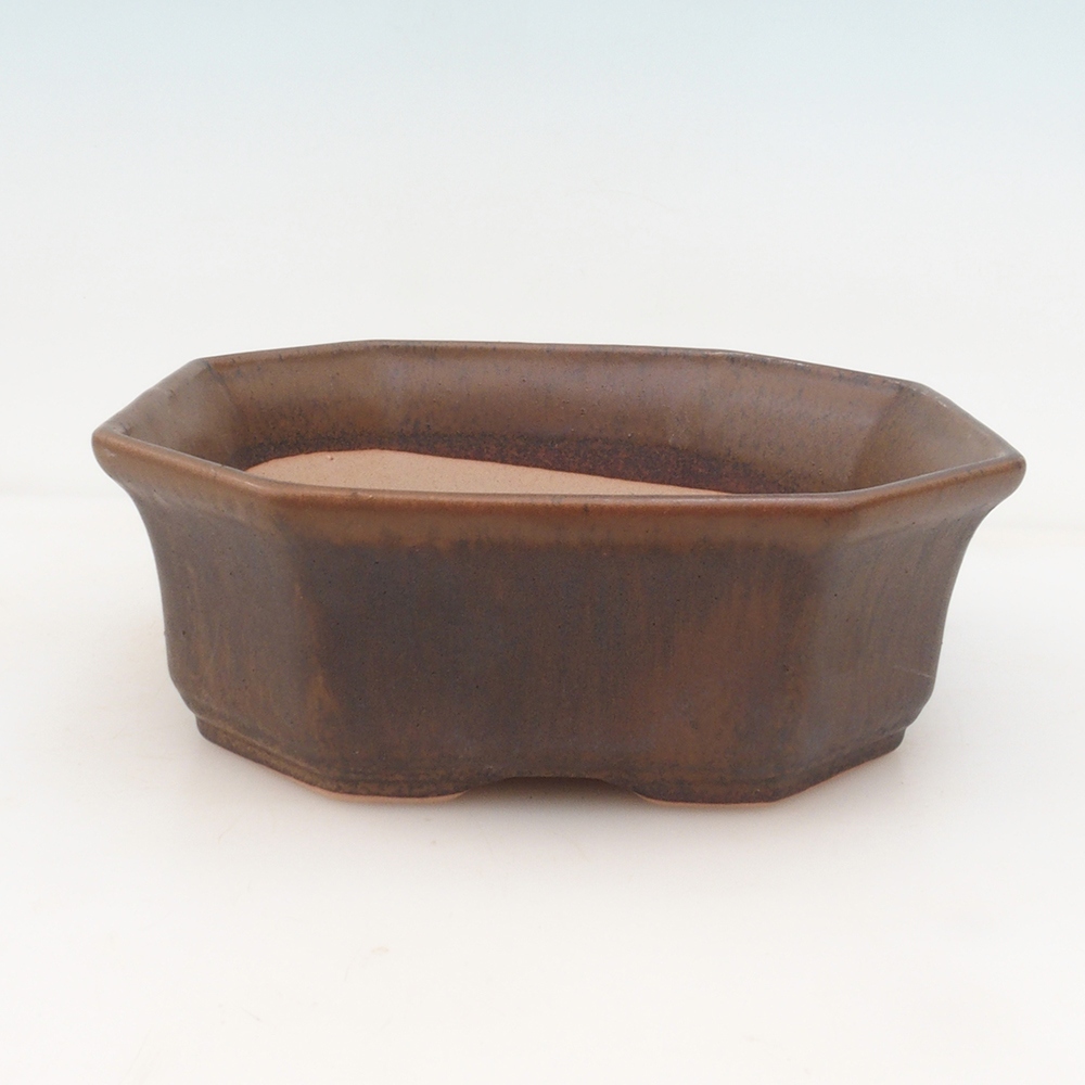 Bonsaischaal H14 - 17,5 x 17,5 x 6 - bruin