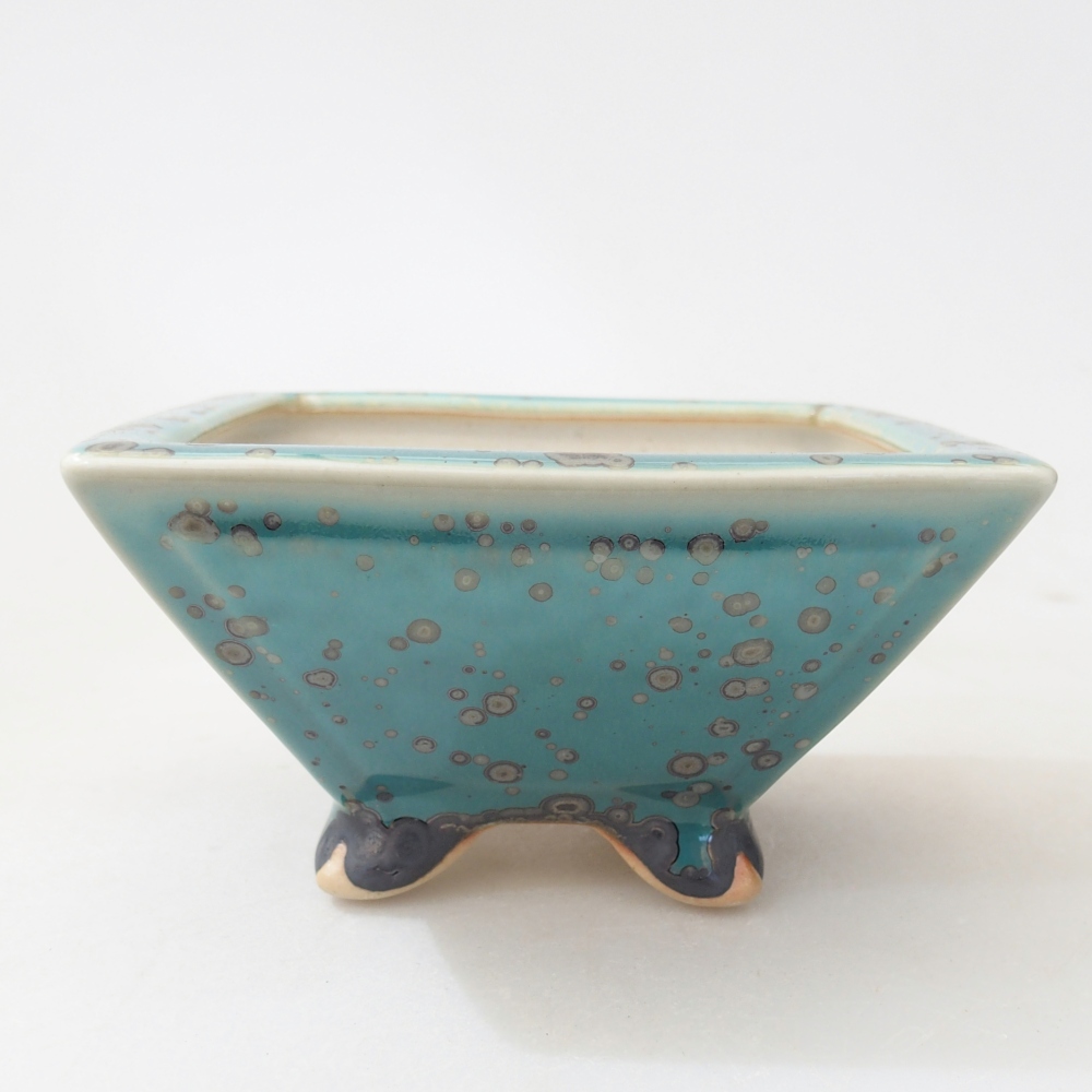 Kom 10,5 x 10,5 x 5,5 cm kleur blauw