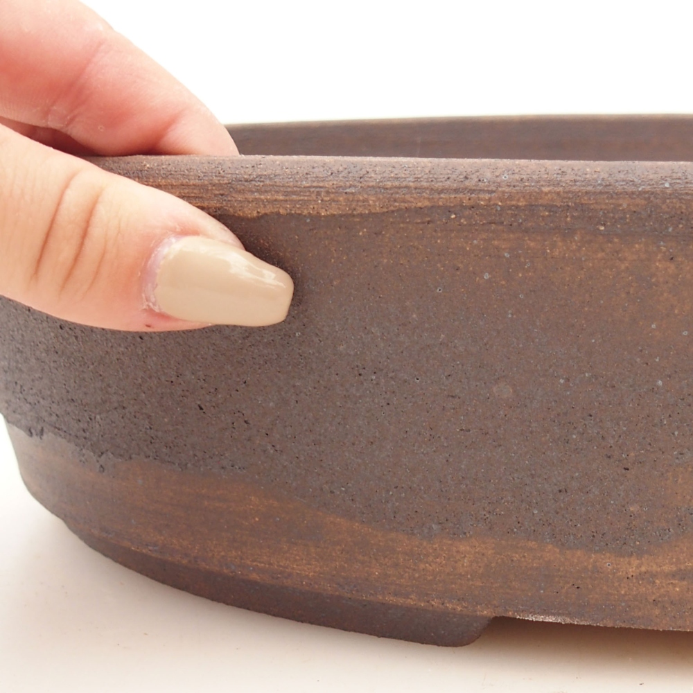 Bonsaischaal 32 x 25 x 8 cm , kleur bruin