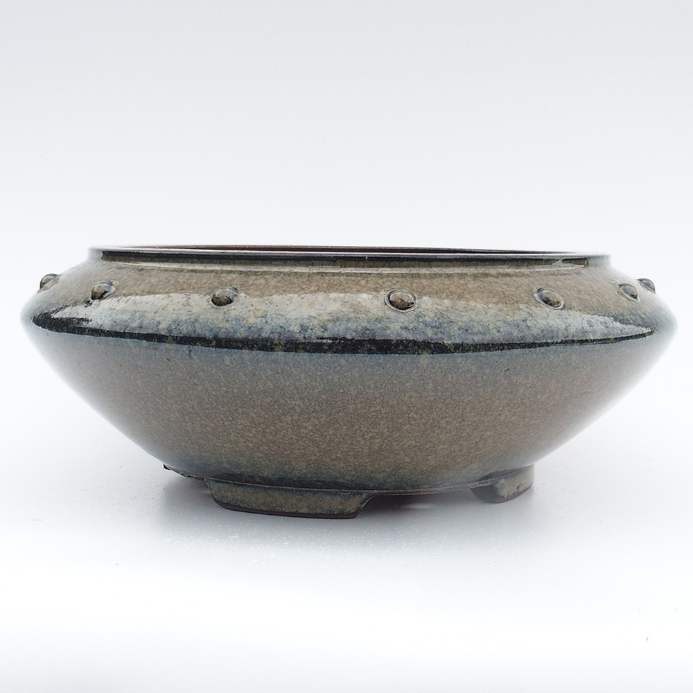 Kom 34 x 13 cm grijs