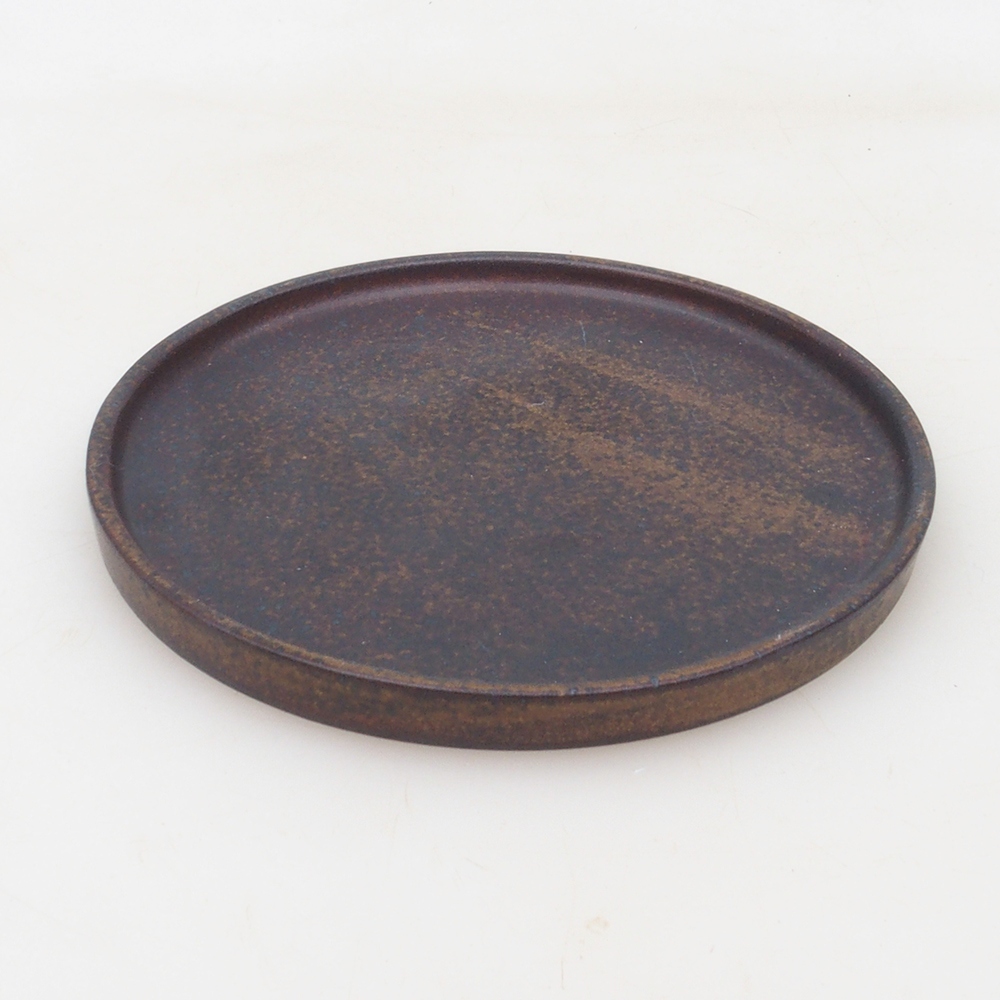 Ronde Bonsai Console D6-L - 13,5 x 13,5 x 1 cm - bruin