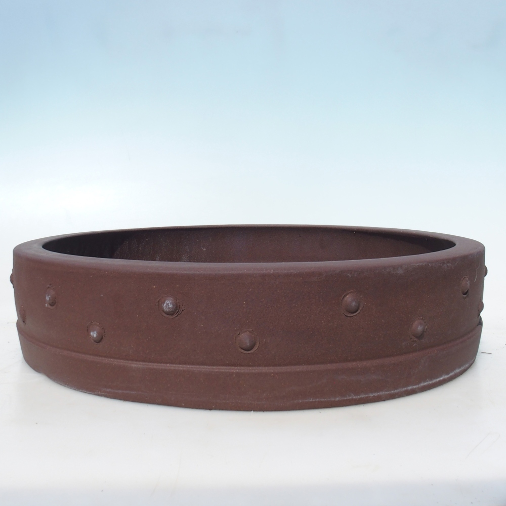 Bonsaischaal 41,5 x 41,5 x 9,5 cm - bruin