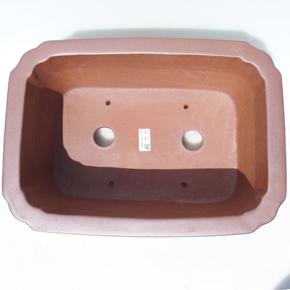 Schaal 41,5 x 30 x 16 cm bruin - UITSLUITEND PERSOONLIJK AFHALEN OF PALLETVERVOER