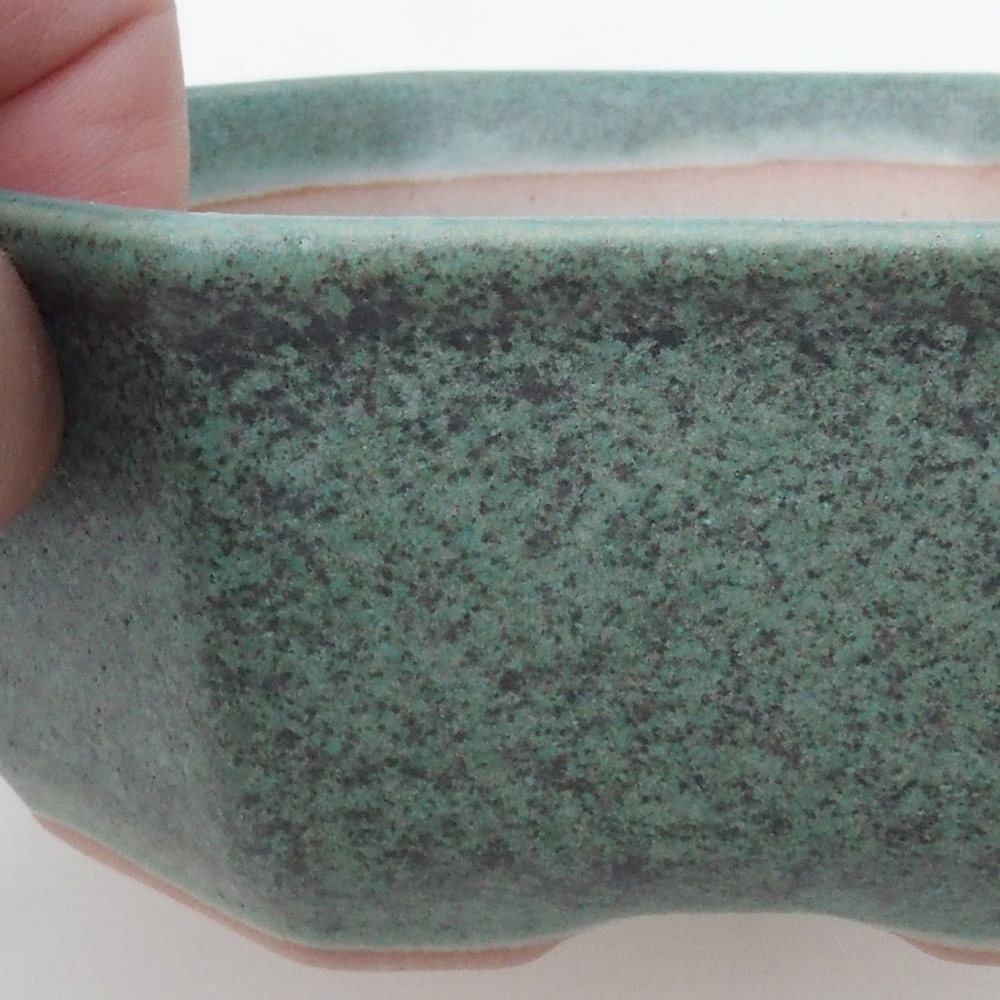 Bonsaischaal H13 - 12,5 x 12,5 x 4,5 cm - groen