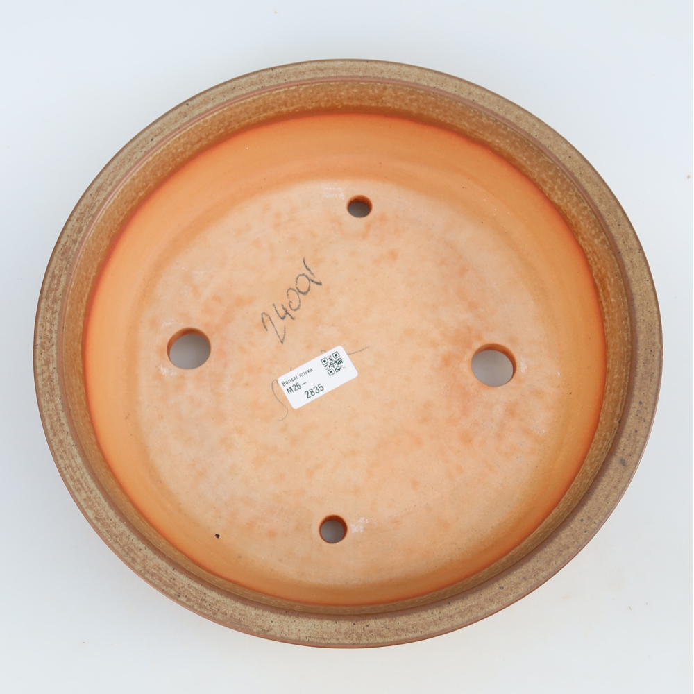 Keramische schaal  30,5 x 30,5 x 7 cm, kleur: bruin
