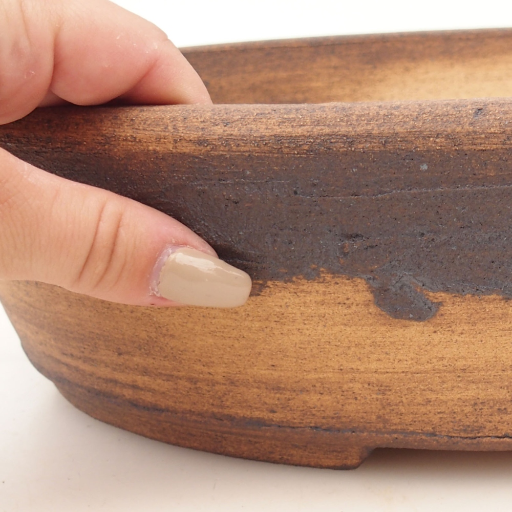 Bonsaischaal 33 x 25 x 8,5 cm , kleur bruin