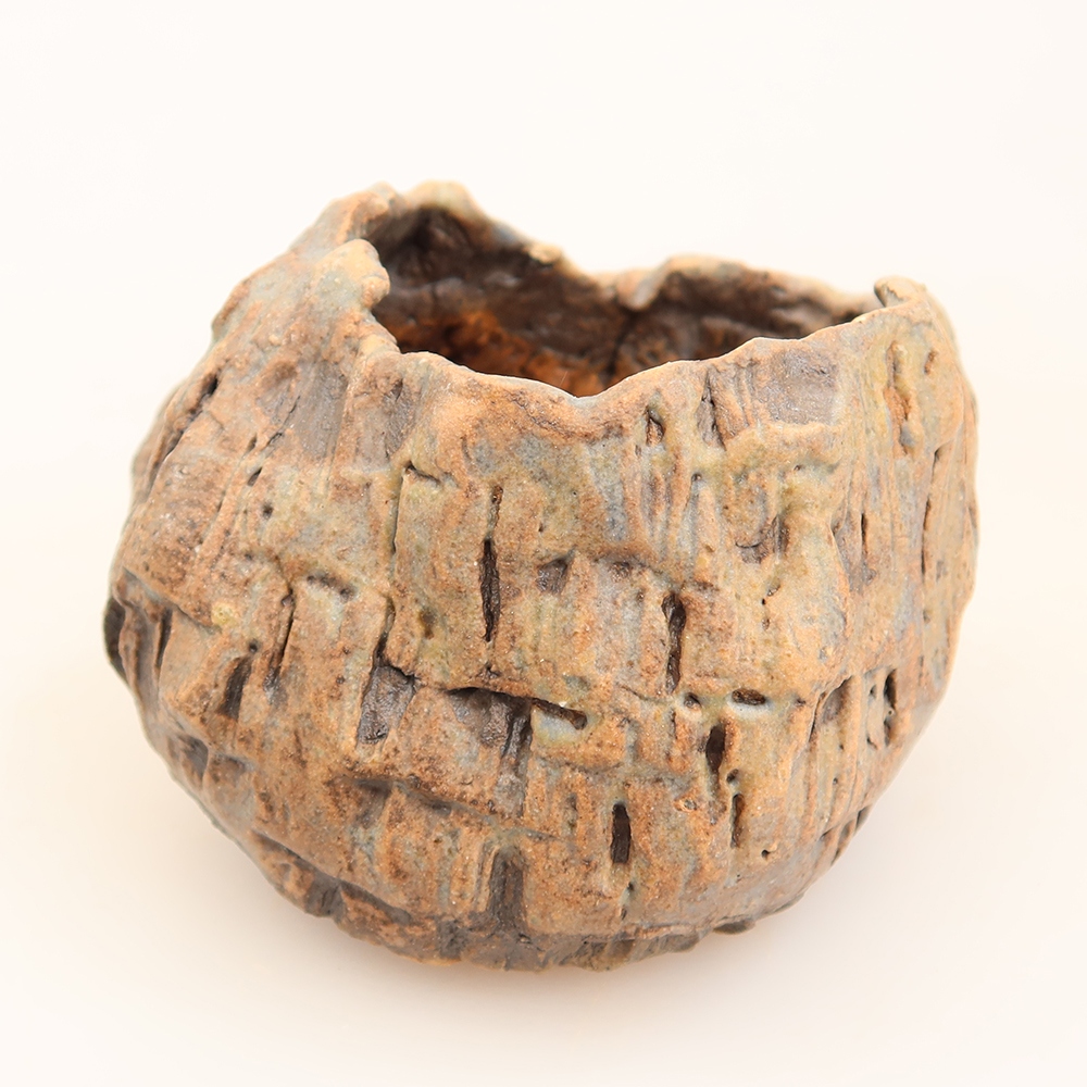Keramische schaal  5,5 x 5 x 6 cm , kleur: blauw